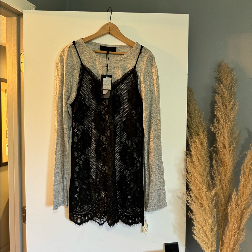 Kendall and Kylie Two Piece Lace Dress